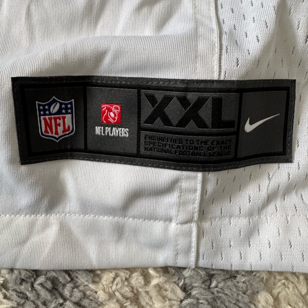 Nike Men's Panthers White and Blue Carolina NFL TEAM Jersey - Picture 3 of 3
